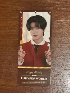 ENHYPEN WORLD ポップアップ ホリデーSSRブックマーク ジェイク