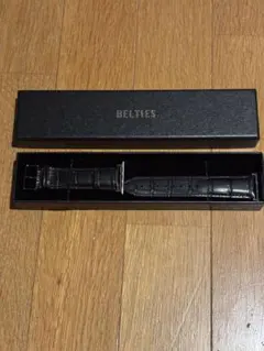 BELTIES 黒エレガントグレインレザー箱付き
