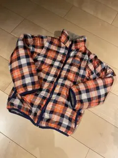 PICNIC チェック柄ダウンコート 130cm