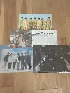 なにわ男子　クリアファイル5枚セット