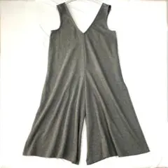 【ジーユー】オールインワン サロペットパンツ 前後Vネック 大きいサイズ XL