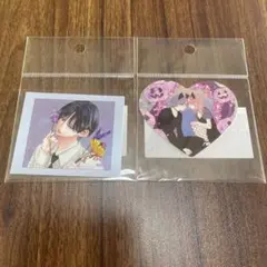 春と嵐のモンスター ステッカー　シール　2枚セット　春野嵐子 天峰栢