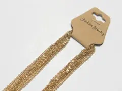 ネックレス　チェーン　KCゴールド色　３９cm～４０cm　１０本セット！