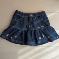 メゾピアノ デニムフリルスカート　size120
