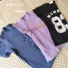 ユニクロ他　こども半袖Tシャツ　3枚セット　110cm