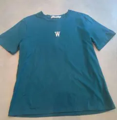 girly doll W刺繍 Tシャツ エメラルドグリーン Lのサムネイル