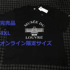 新品UNIQLOルーヴル美術館ユニクロ半袖Tシャツ4XLメンズBLACK送料込み