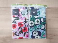 ⑥ ユニクロ 花柄 レギンス パンツ 7分丈 マリメッコ 2点セット 120