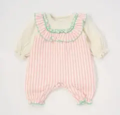 【新品タグ付】This and That カバーオール ピンク 60〜70