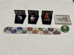 ワンピース 電伝虫フィギュア 3種 缶バッジなど まとめ売り