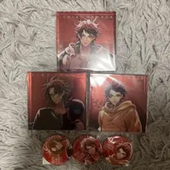 ヒプノシスマイク　CD特典　アクリルブロック　缶バッジ　一郎　二郎　三郎