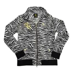 サイズ50(L)★ドレスキャンプ×チャンピオン★ ゼブラ柄ジャージ T3184