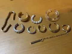 イヤーカフ 9つセット ゴールド イヤリング