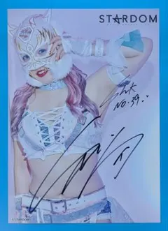 【新品未開封】STARDOM スターライト・キッド 手形サイン色紙 メルカリ