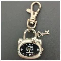HELLO KITTY ハローキティ 時計 キーホルダー 新品電池交換済み☆