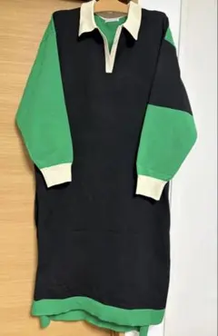 ページボーイ　バイカラー　ワンピース