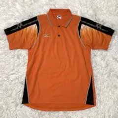 訳あり▲MIZUNO ミズノ▲スポーツウェア 半袖ポロシャツ オレンジXS