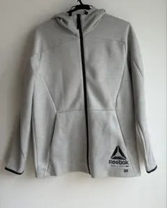 Reebok ジャージ グレー speedwick フード付きジャケット