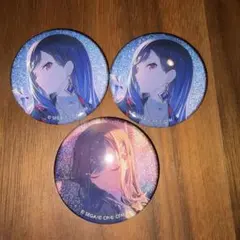 プロジェクトセカイ 白石杏　缶バッジ 3点セット セガ