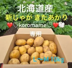 ❤️♡koromame♡❤️様専用 新じゃが きたあかり（M〜Lサイズ）10kg