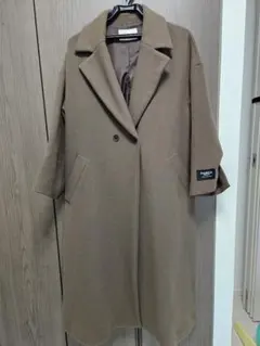 ブラウン ロングコート