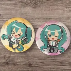 初音ミク 缶バッジ 2個セット