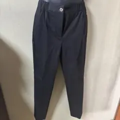 ウエストゴム カジュアルパンツ 黒