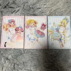 アイカツ 大衣装展 購入特典ポストカード　3セット