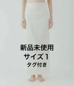 スカート yo biotop sheer tight skirt white 2 BIOTOP(ビオトープ) / 【ё BIOTOP】Wool sheer tight skirt (スカート