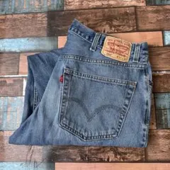 ！*！様 ビンテージ　古着　リーバイス505 バギー　デニムジーンズ　W40L3