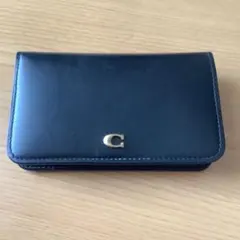 coach スリムカードケース　BLACK