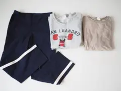 ユニクロ・devirock★男の子　長袖Tシャツ＋パンツ★3点 140・150