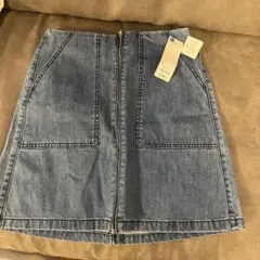 GU デニムミニスカート G3 BLUE L