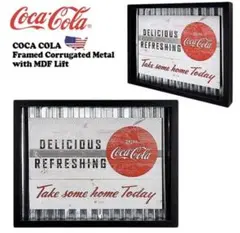 残1個 メタル看板コカコーラCOCA-COLA ブリキ看板アメリカ雑貨 ガレージ