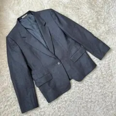 《 アクアスキュータム 》 スーツ ジャケット グレー 毛 100％ フォーマル