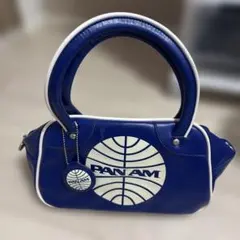 PANAM ネイビー ショルダーバッグ　パンナム Amazon.co.jp: パンナム空港 PAN AM ショルダー バッグ