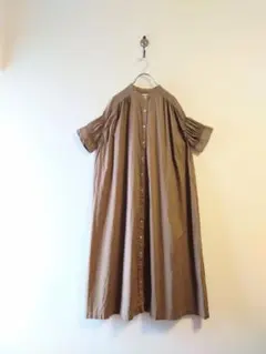 B:MING by BEAMS✺バンドカラーゆったりシャツワンピース