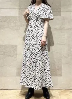 スナイデル SNIDEL ケープカラートレンチワンピース