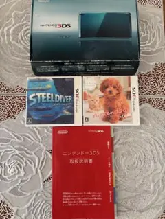 ニンテンドー3DS 本体 + ソフト2本 + 説明書