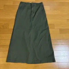 オリーブ色 タイトスカート Mサイズのサムネイル
