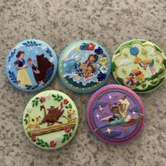 ディズニー刺繍缶バッジ第一弾&第二弾セット