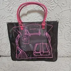LANCEL PARIS クリアトートバッグ ピンク　レア商品のサムネイル