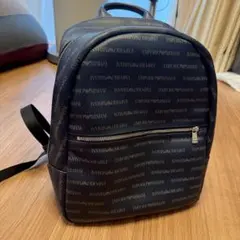EMPORIO ARMANI ロゴバックパック ネイビーのサムネイル