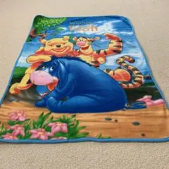 ディズニー　プーさん　フリース　ブランケット　70cmx100cm  未使用品