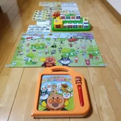 アンパンマン ことばずかん DX　おしゃべりもじキューブ　2点セット