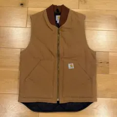Carhartt ブラウン ジップアップベスト