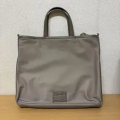 グレー トートバッグ シンプルデザインのサムネイル
