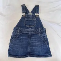 BABYGAP デニム ワンピース ジャンバースカート ジャンスカ