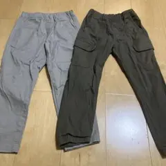 UNIQLO 130サイズ カーゴパンツ2枚