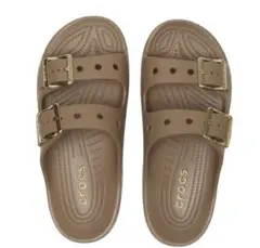 Crocs メタリックバックル サタデー サンダル クロックス 24cm - メルカリ